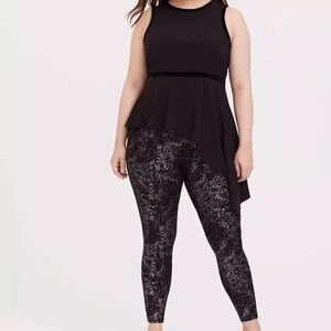 Torrid Metallic Splatter Premium High Waist Stretch Legging 3X NWT